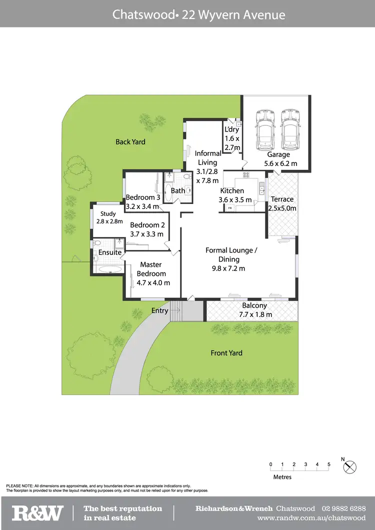Floorplan of Homely house listing, 22 Wyvern Avenue, Chatswood NSW 2067