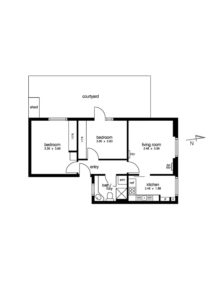 Floorplan of Homely unit listing, 5/245 Esplanade, Altona VIC 3018