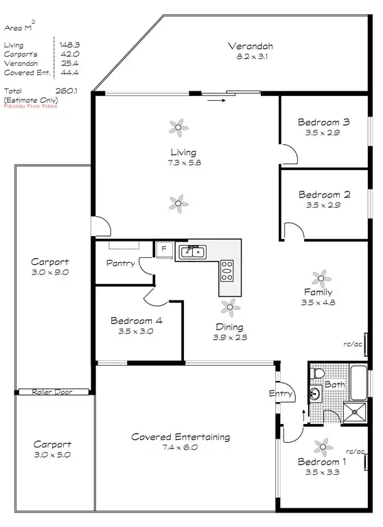 Floorplan of Homely house listing, 12 Cant Road, Goolwa South SA 5214