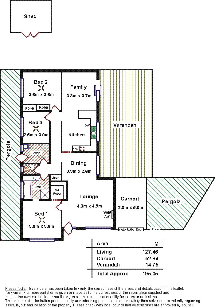 Floorplan of Homely house listing, 20 Wesley Court, Salisbury Plain SA 5109