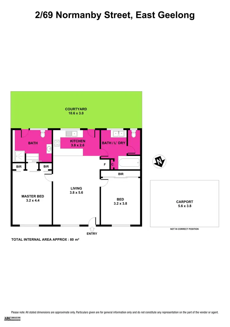 Floorplan of Homely house listing, 2/69 Normanby Street, East Geelong VIC 3219