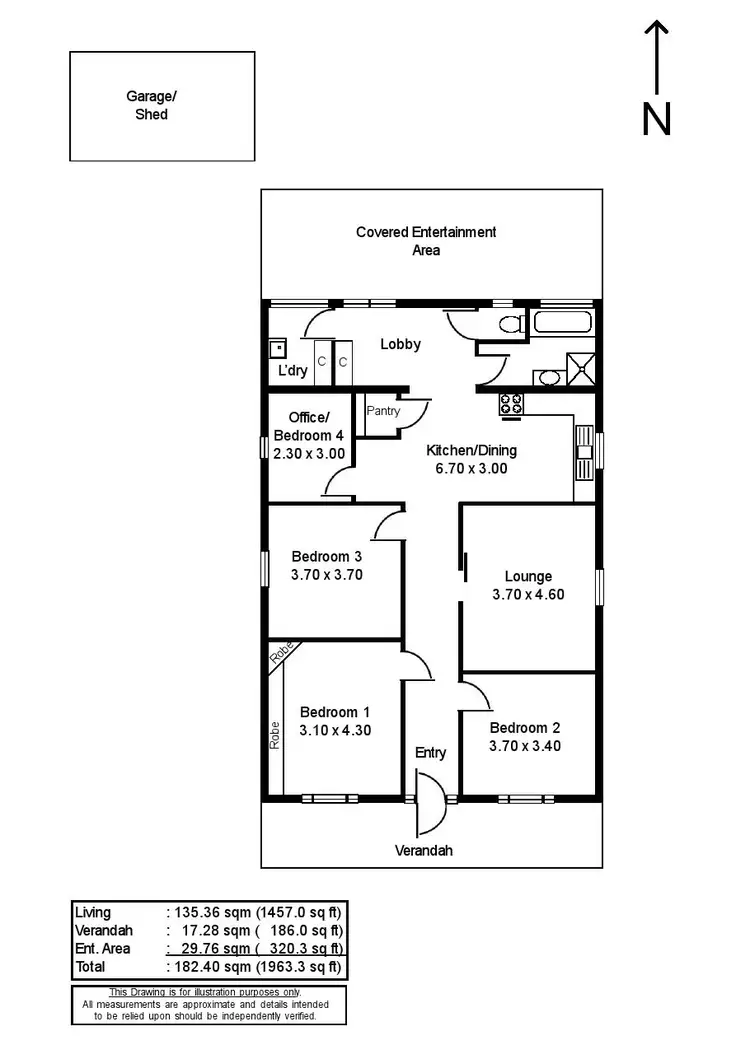 Floorplan of Homely house listing, 110 Ayr Street, Jamestown SA 5491