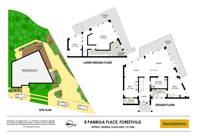 Floorplan of Homely house listing, 8 Pambula Place, Forestville NSW 2087