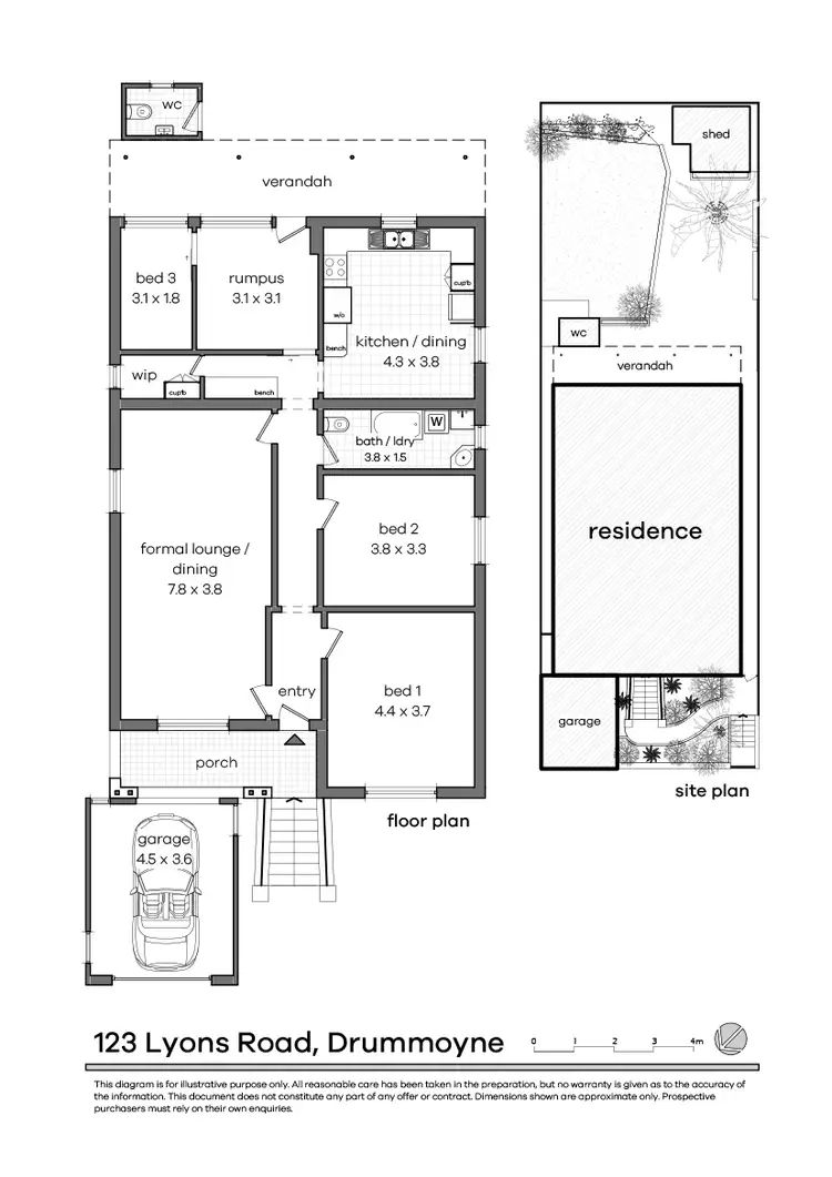 Floorplan of Homely house listing, 123 Lyons Road, Drummoyne NSW 2047