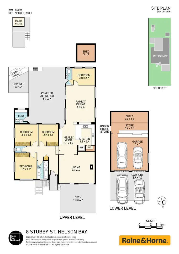 Floorplan of Homely house listing, 8 Stubby Street, Nelson Bay NSW 2315