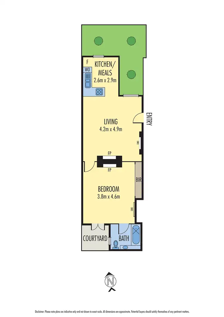 Floorplan of Homely apartment listing, 1/45-47 Gipps Street, East Melbourne VIC 3002