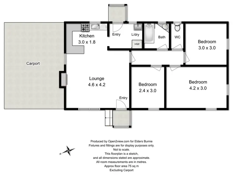 Floorplan of Homely house listing, 15 Evans Street, Queenstown TAS 7467