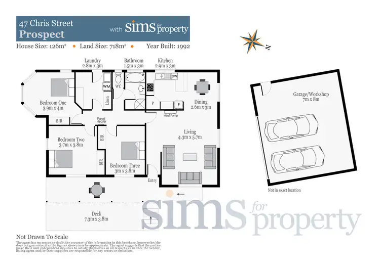 Floorplan of Homely house listing, 47 Chris Street, Prospect Vale TAS 7250