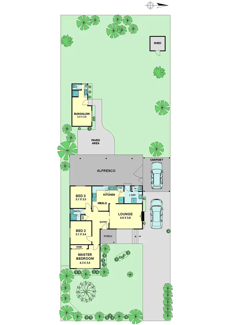 Floorplan of Homely house listing, 15 Dagonet Street, Strathmore VIC 3041