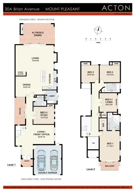 Floorplan of Homely house listing, 30A Brian Avenue, Mount Pleasant WA 6153