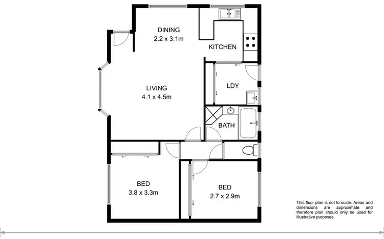 Floorplan of Homely unit listing, Address available on request