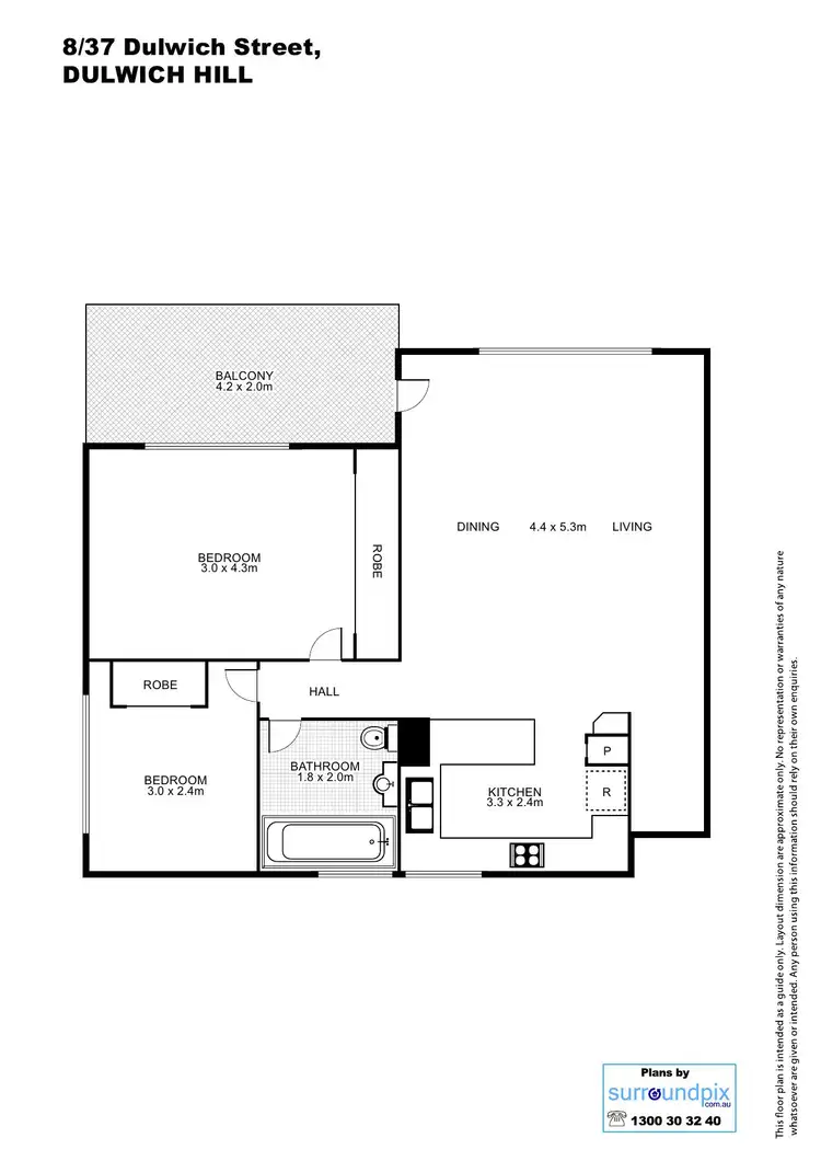 Floorplan of Homely unit listing, 8/37 Dulwich Street, Dulwich Hill NSW 2203