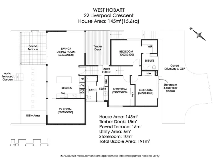Floorplan of Homely house listing, 22 Liverpool Crescent, West Hobart TAS 7000