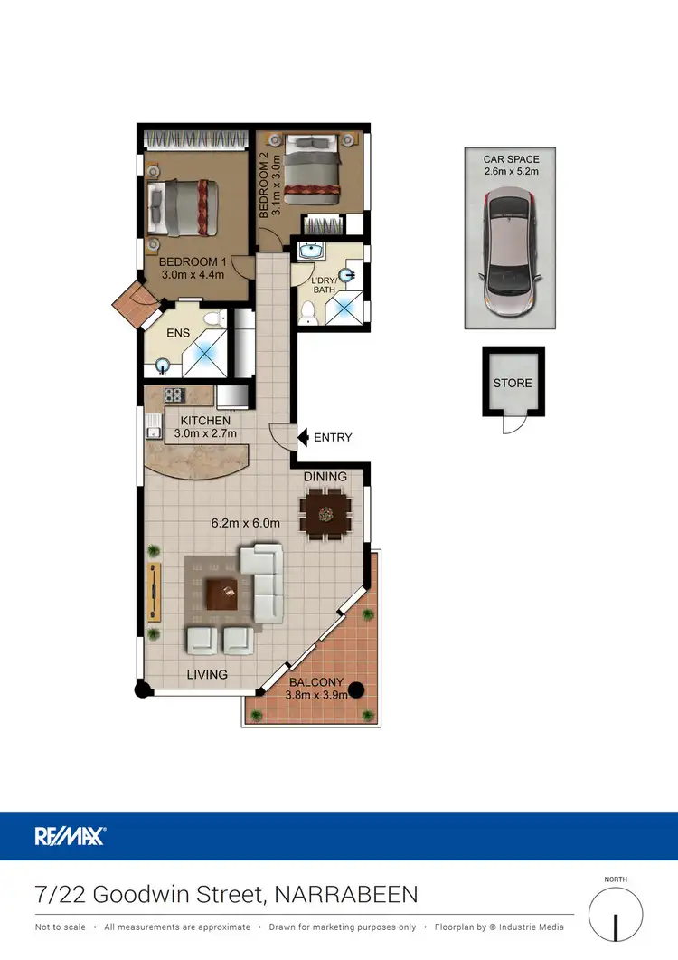 Floorplan of Homely apartment listing, 7/22 Goodwin Street, Narrabeen NSW 2101