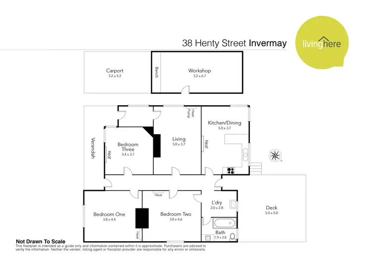Floorplan of Homely house listing, 38 Henty Street, Invermay TAS 7248