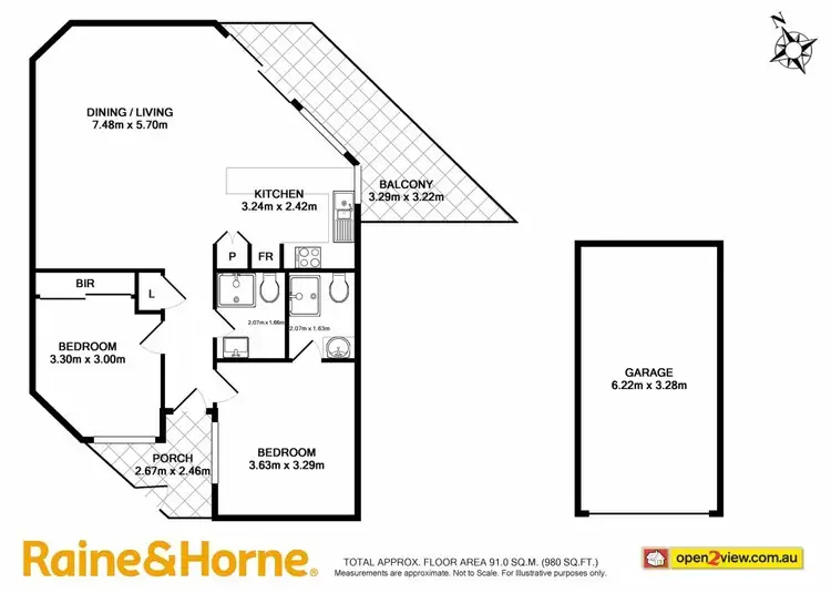 Floorplan of Homely unit listing, 4/13 Bent Street, Batemans Bay NSW 2536