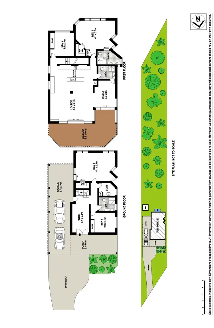 Floorplan of Homely house listing, 6 Pretty Beach Road, Pretty Beach NSW 2257