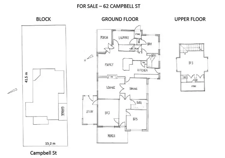 Floorplan of Homely house listing, 62 Campbell St, Kensington WA 6151