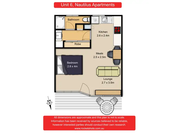 Floorplan of Homely house listing, 105/8 Solitary Island Way, Sapphire Beach NSW 2450