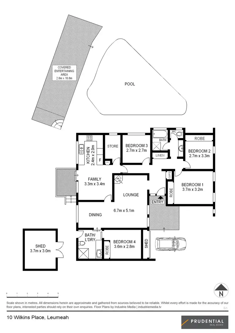 Floorplan of Homely house listing, 10 Wilkins Place, Leumeah NSW 2560