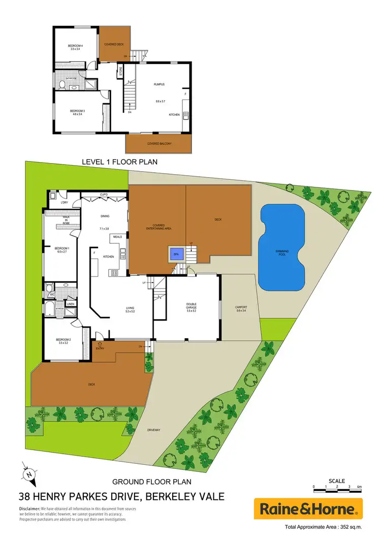 Floorplan of Homely house listing, 38 Henry Parkes Drive, Berkeley Vale NSW 2261