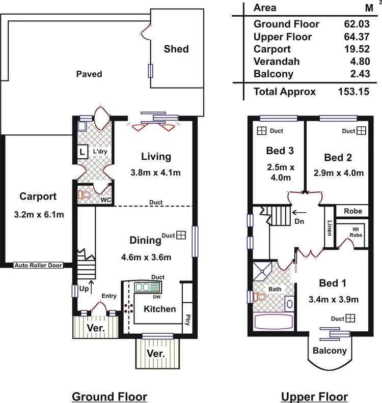 Floorplan of Homely house listing, 1/1 St Johns Lane, Felixstow SA 5070
