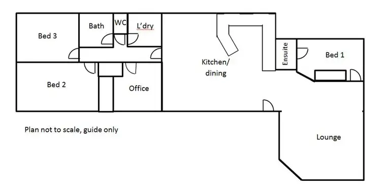 Floorplan of Homely house listing, 90A Gordon Street, Naracoorte SA 5271