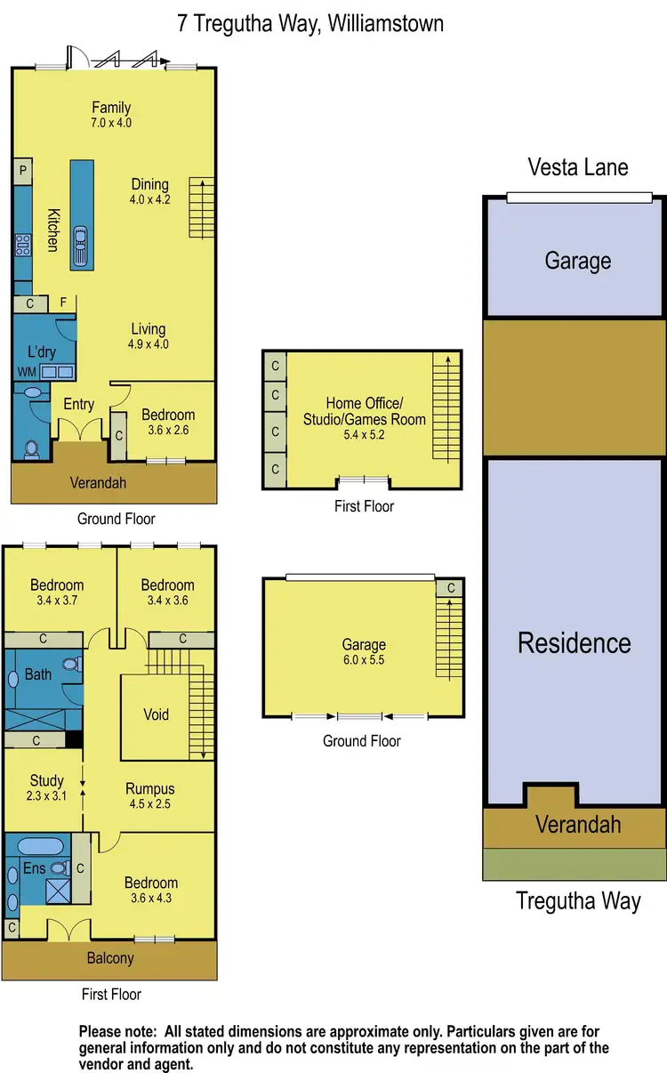 Floorplan of Homely house listing, 7 Tregutha Way, Newport VIC 3015