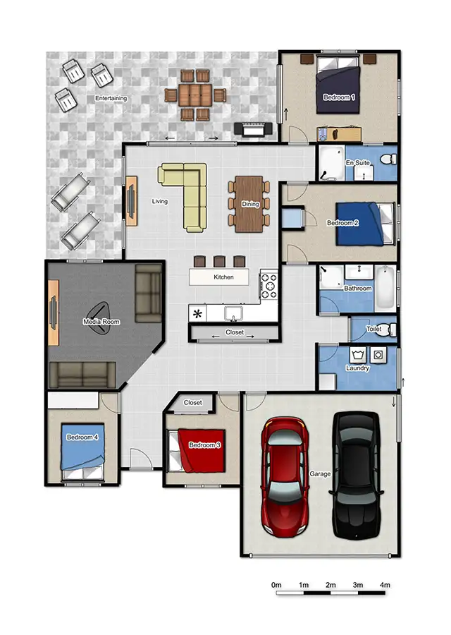 Floorplan of Homely house listing, 2 Flagstone Way, Berrinba QLD 4117