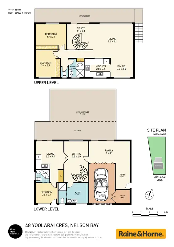 Floorplan of Homely house listing, 48 Yoolarai Crescent, Nelson Bay NSW 2315