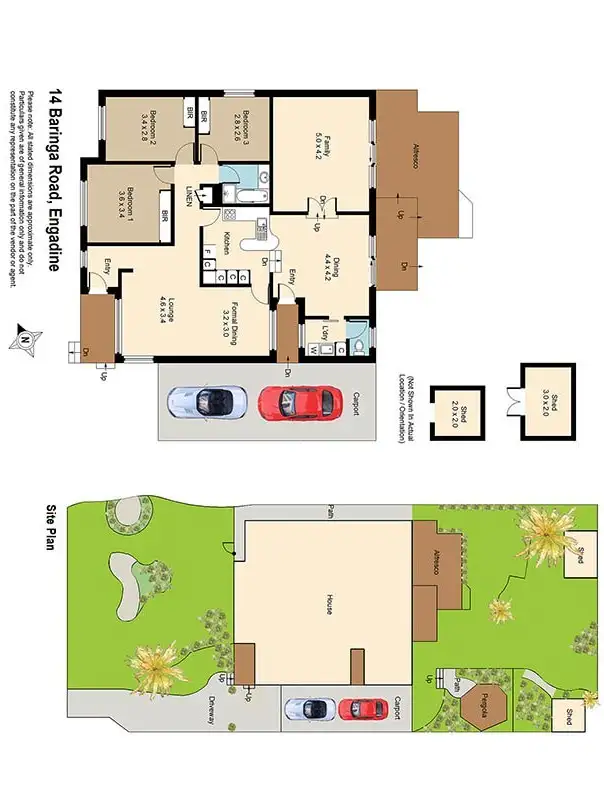 Floorplan of Homely house listing, 14 Baringa Road, Engadine NSW 2233