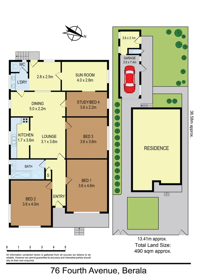 Floorplan of Homely house listing, 76 FOURTH AVENUE, Berala NSW 2141