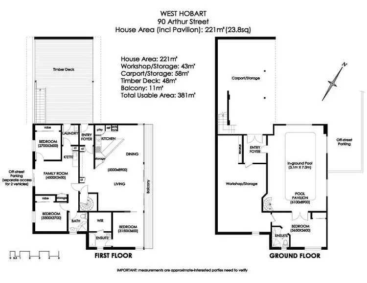Floorplan of Homely house listing, 90 Arthur Street, West Hobart TAS 7000
