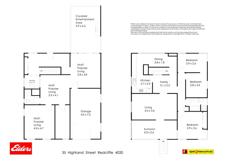 Floorplan of Homely house listing, 35 Highland Street, Redcliffe QLD 4020