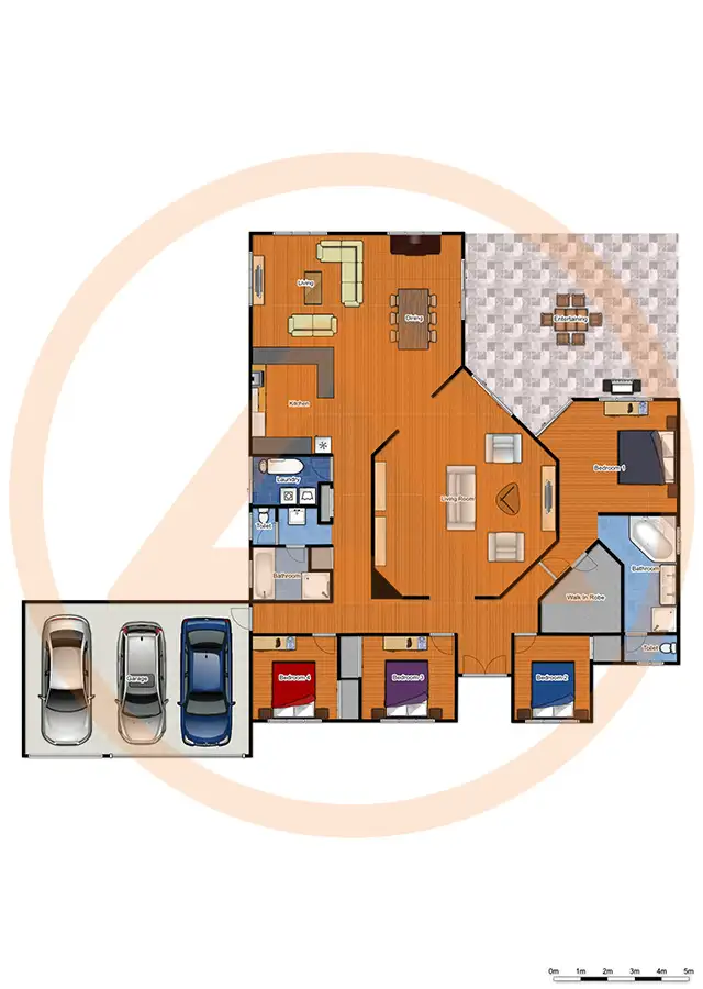 Floorplan of Homely house listing, 39-41 Scribbly Gum Ct, New Beith QLD 4124