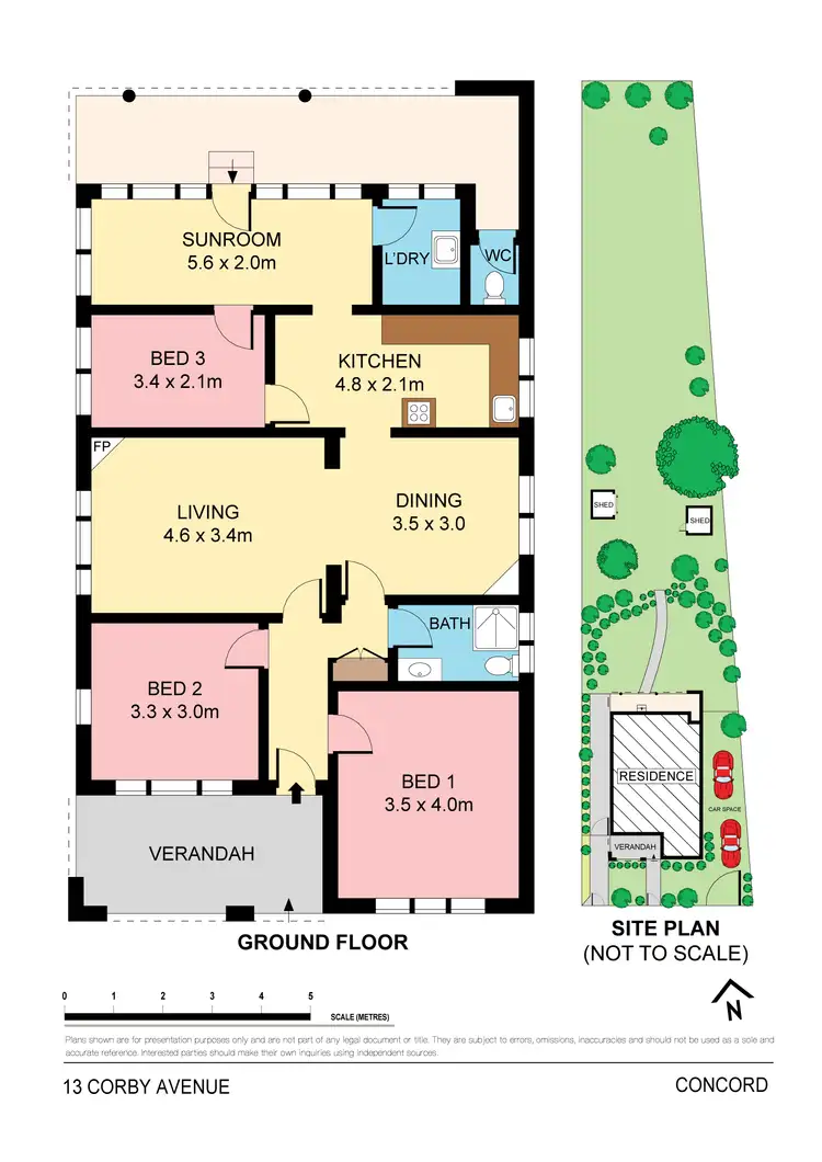 Floorplan of Homely house listing, 13 Corby Avenue, Concord NSW 2137