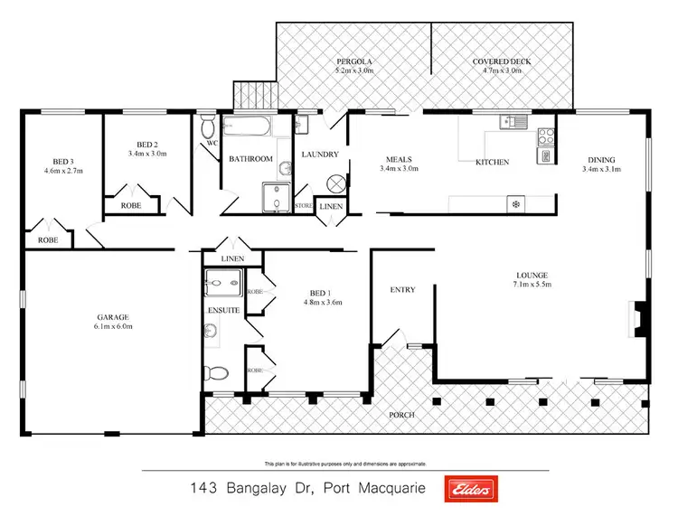 Floorplan of Homely house listing, 143 Bangalay Drive, Port Macquarie NSW 2444