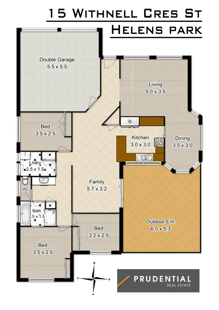 Floorplan of Homely house listing, 15 Withnell Crescent, St Helens Park NSW 2560