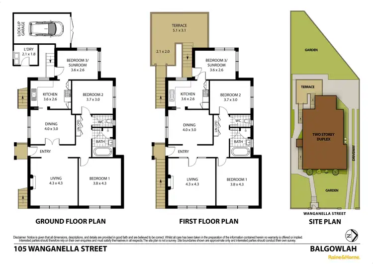 Floorplan of Homely house listing, 105 Wanganella Street, Balgowlah NSW 2093