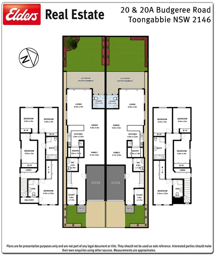 Floorplan of Homely semi-detached listing, 20A Budgeree Road, Toongabbie NSW 2146