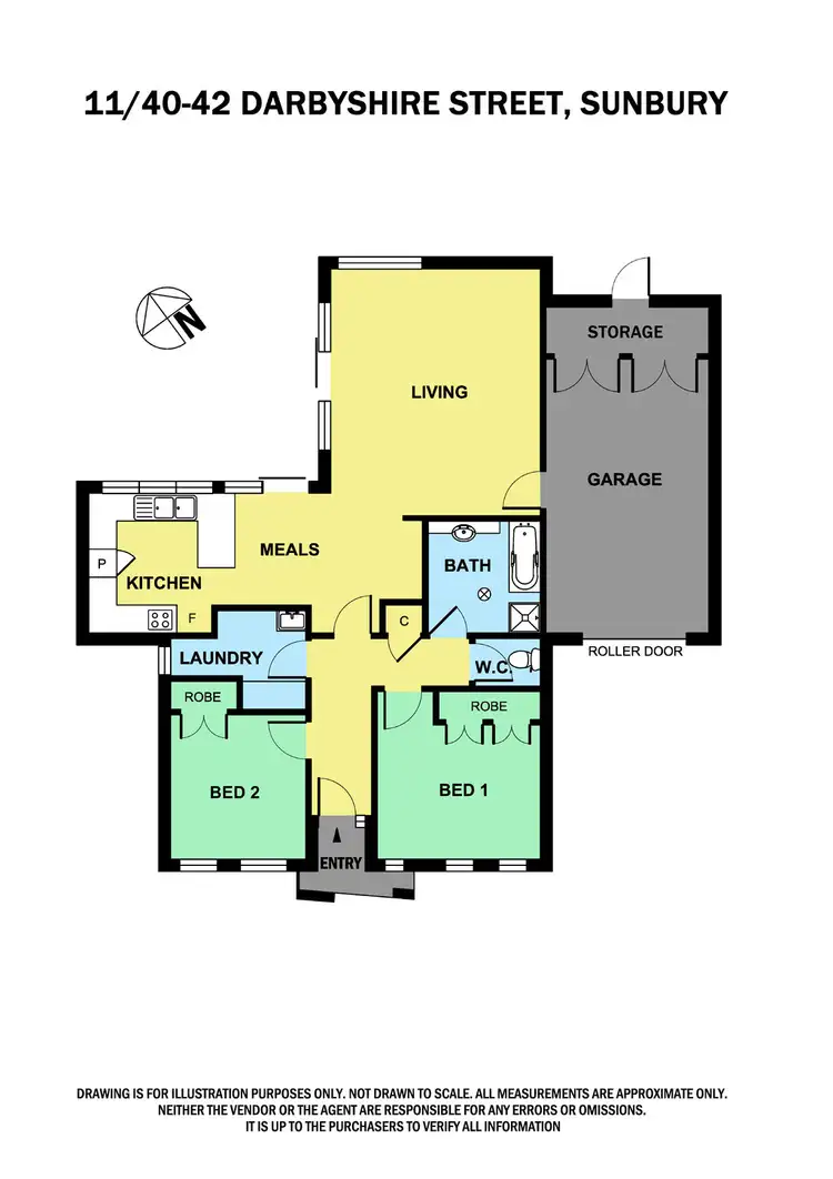 Floorplan of Homely unit listing, 11/40-42 Darbyshire Street, Sunbury VIC 3429