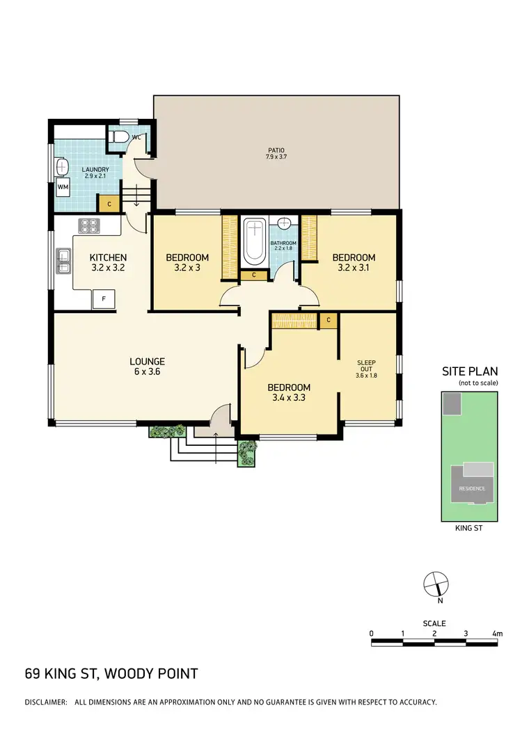 Floorplan of Homely house listing, 69 King Street, Woody Point QLD 4019