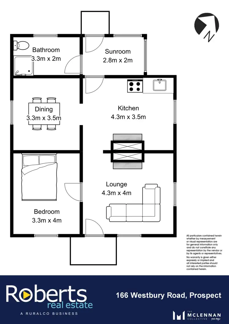 Floorplan of Homely house listing, 166 Westbury Road, Prospect TAS 7250