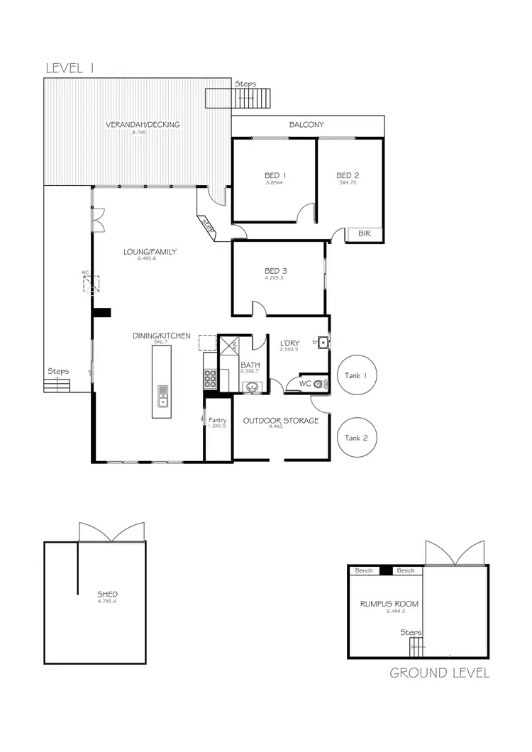 Floorplan of Homely house listing, 8 Quorna Ave, Port Lincoln SA 5606