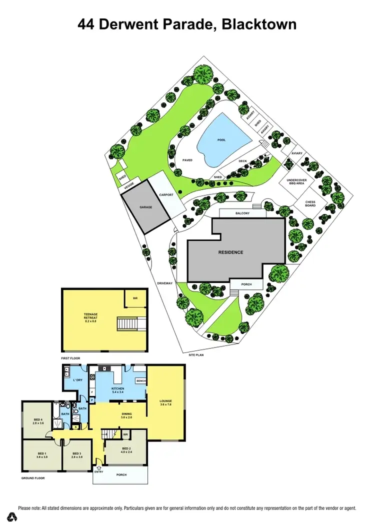 Floorplan of Homely house listing, 44 DERWENT PARADE, Blacktown NSW 2148