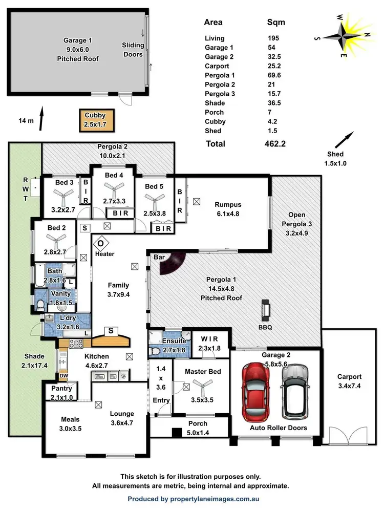 Floorplan of Homely house listing, 457 Horrocks Highway, Roseworthy SA 5371