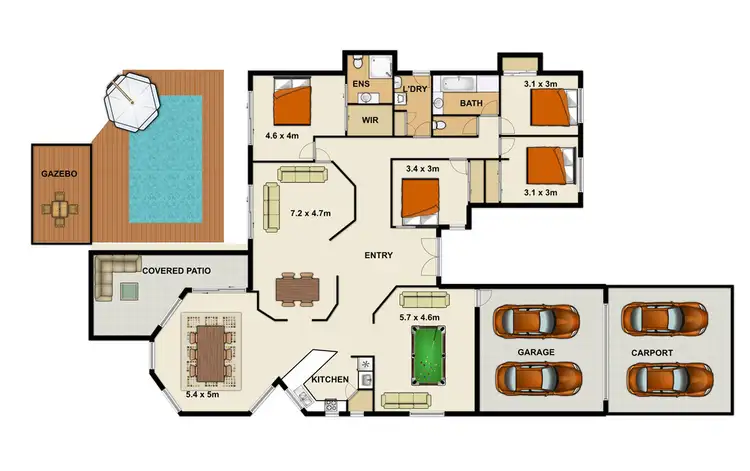 Floorplan of Homely house listing, 19 Senna Street, Ormeau QLD 4208