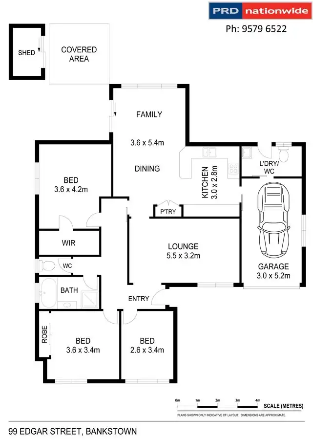Floorplan of Homely house listing, 99 Edgar Street, Bankstown NSW 2200