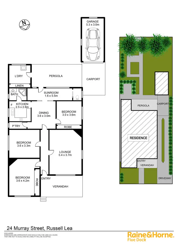 Floorplan of Homely house listing, 24 MURRAY STREET, Russell Lea NSW 2046
