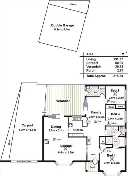 Floorplan of Homely house listing, 7 Ward Terrace, Gawler East SA 5118